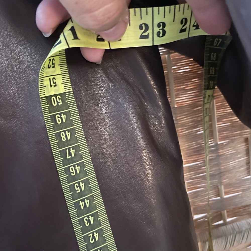 Vintage Lambskin mink fur trench Sold as is. - Picture 6 of 11